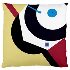 Digital Abstraction Large Flano Cushion Case (one Side) by Valentinaart