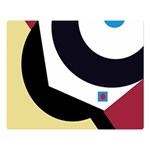 Digital abstraction Double Sided Flano Blanket (Large)  80 x60  Blanket Front