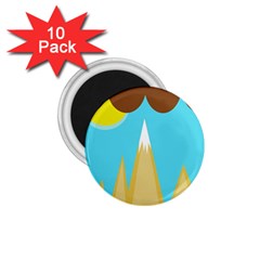 Abstract Landscape  1 75  Magnets (10 Pack) 