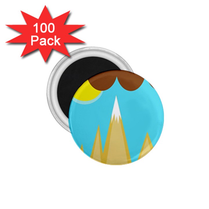 Abstract landscape  1.75  Magnets (100 pack) 