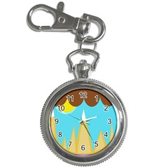 Abstract Landscape  Key Chain Watches