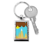 Abstract landscape  Key Chains (Rectangle)  Front