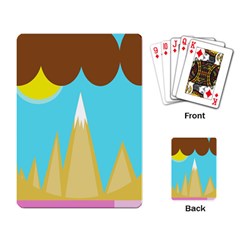 Abstract Landscape  Playing Card