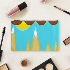 Abstract Landscape  Cosmetic Bag (medium) 