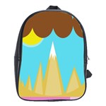 Abstract landscape  School Bags(Large)  Front