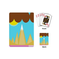 Abstract Landscape  Playing Cards (mini)  by Valentinaart