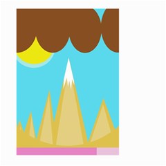 Abstract Landscape  Large Garden Flag (two Sides)