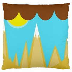 Abstract Landscape  Large Cushion Case (two Sides)