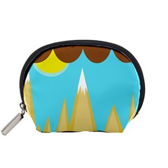 Abstract Landscape  Accessory Pouches (small)  by Valentinaart