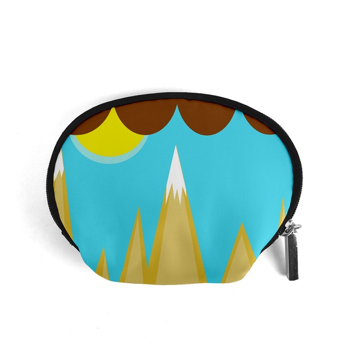 Abstract landscape  Accessory Pouches (Small) 