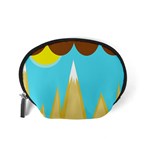 Abstract landscape  Accessory Pouches (Small)  Back