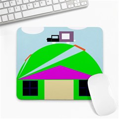 Abstract Landscape  Large Mousepads by Valentinaart