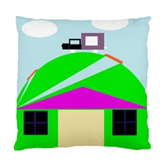 Abstract Landscape  Standard Cushion Case (two Sides) by Valentinaart