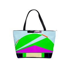 Abstract Landscape  Shoulder Handbags by Valentinaart