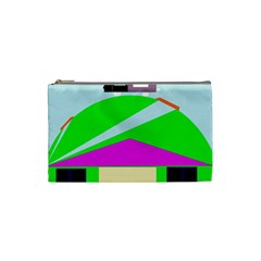 Abstract Landscape  Cosmetic Bag (small)  by Valentinaart