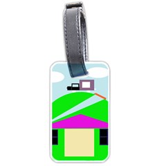 Abstract Landscape  Luggage Tags (one Side)  by Valentinaart