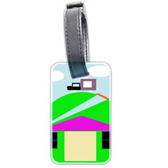 Abstract Landscape  Luggage Tags (two Sides) by Valentinaart