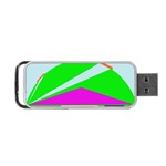 Abstract landscape  Portable USB Flash (One Side) Front