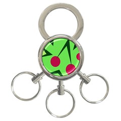 Cherries  3-ring Key Chains