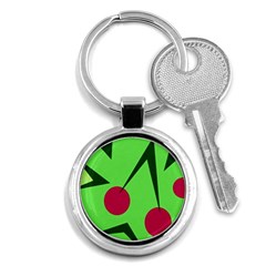 Cherries  Key Chains (round)  by Valentinaart