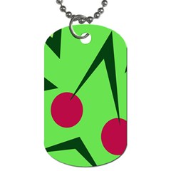 Cherries  Dog Tag (one Side)