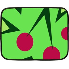 Cherries  Fleece Blanket (mini)