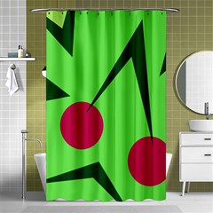 Cherries  Shower Curtain 48  X 72  (small) 