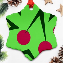 Cherries  Ornament (snowflake) 