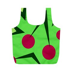 Cherries  Full Print Recycle Bags (m) 