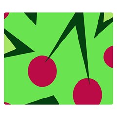 Cherries  Double Sided Flano Blanket (small) 