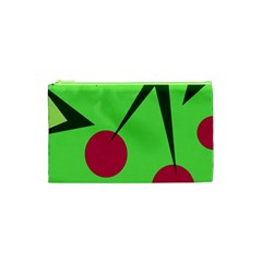 Cherries  Cosmetic Bag (xs) by Valentinaart