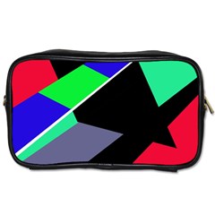 Abstract Fish Toiletries Bags by Valentinaart