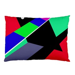 Abstract Fish Pillow Case (two Sides)