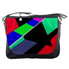 Abstract Fish Messenger Bags by Valentinaart