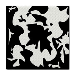 Black And White Elegant Design Tile Coasters by Valentinaart