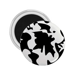 Black And White Elegant Design 2 25  Magnets