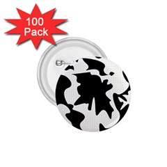 Black And White Elegant Design 1 75  Buttons (100 Pack) 