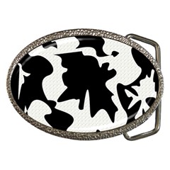 Black And White Elegant Design Belt Buckles