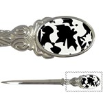 Black and white elegant design Letter Openers Front