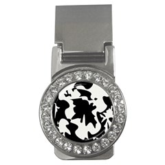 Black And White Elegant Design Money Clips (cz)  by Valentinaart