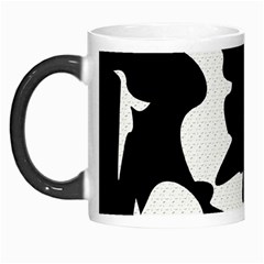 Black And White Elegant Design Morph Mugs by Valentinaart