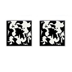 Black And White Elegant Design Cufflinks (square)