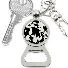 Black And White Elegant Design Bottle Opener Key Chains