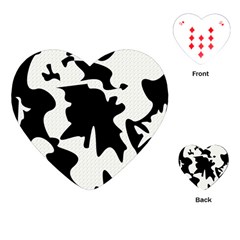 Black And White Elegant Design Playing Cards (heart) 