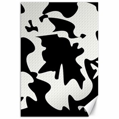 Black And White Elegant Design Canvas 20  X 30  