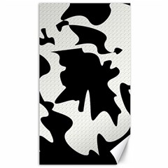 Black And White Elegant Design Canvas 40  X 72   by Valentinaart