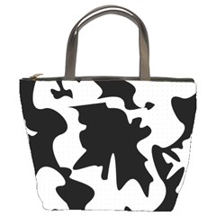 Black And White Elegant Design Bucket Bags by Valentinaart