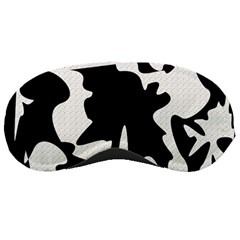 Black And White Elegant Design Sleeping Masks by Valentinaart