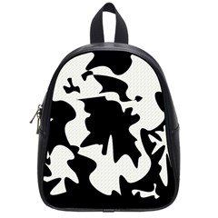 Black And White Elegant Design School Bags (small)  by Valentinaart