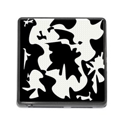 Black And White Elegant Design Memory Card Reader (square) by Valentinaart